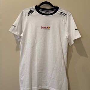 NWT F1 Red Bull Puma White Racing Tee